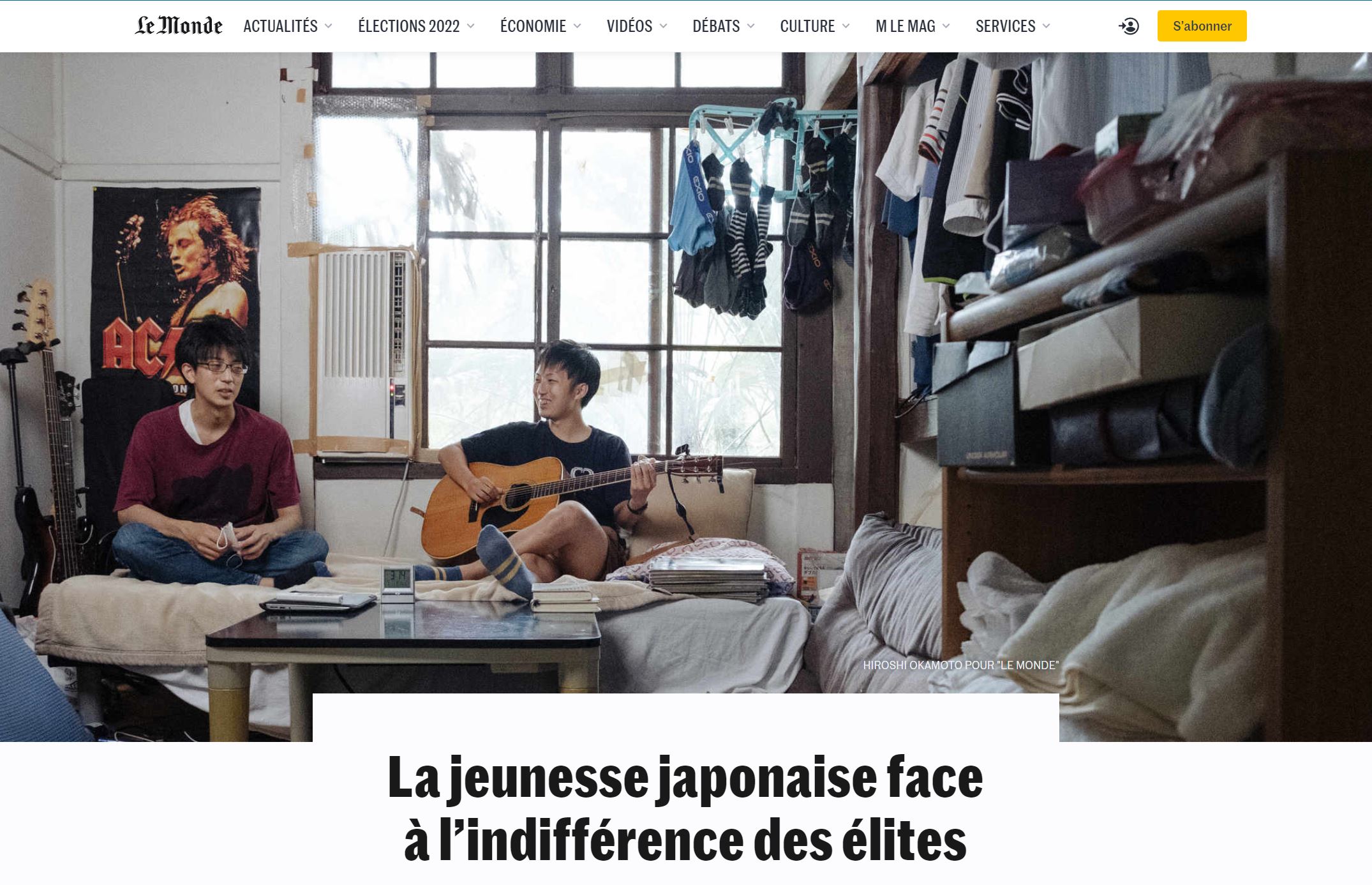 Tokyo Olympic 2020 and Young Generation in Japan - The Yoshida Dormitory -  / Le Monde - Duplicate